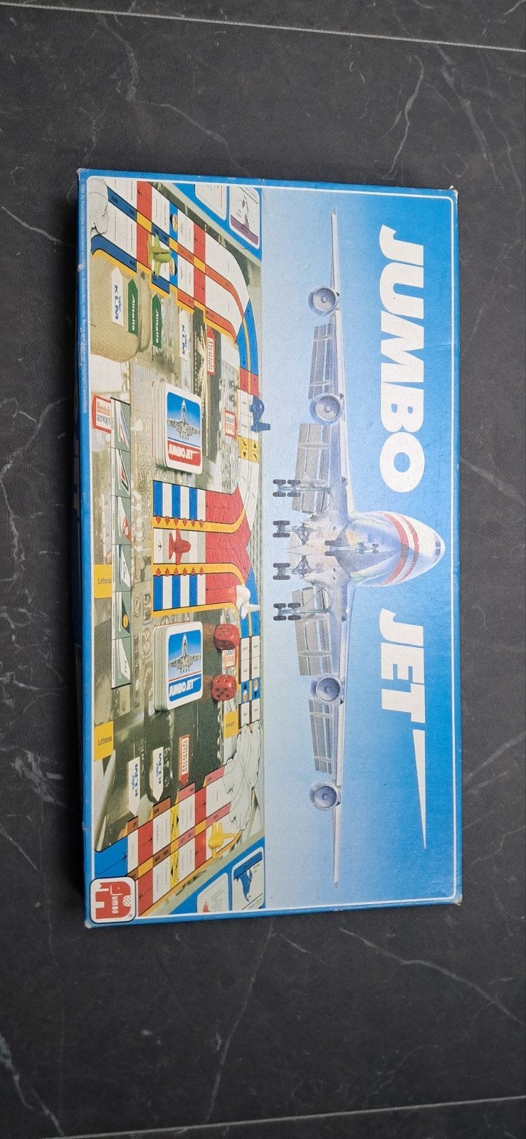 Jumbo Jet Bordspel - Compleet en in goede staat, Hobby en Vrije tijd, Drie of vier spelers, Ophalen of Verzenden, Gebruikt, Jumbo