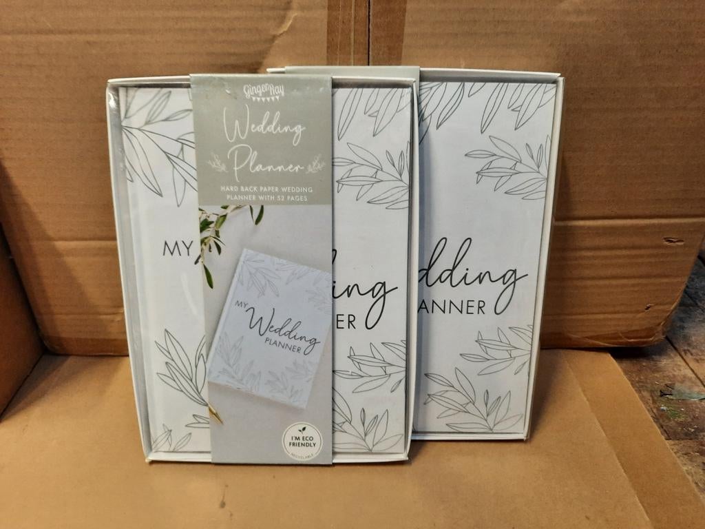 Wedding planners 2x nieuw., Ophalen of Verzenden, Nieuw, Wit, Ivoor of Crème, Accessoires