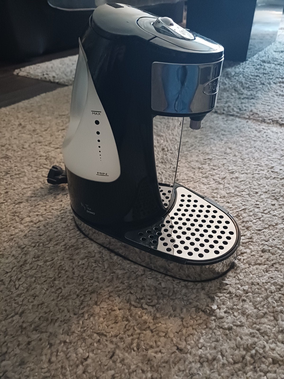 Domo My Tea theemaker - Zwart/Wit, Minder dan 1 liter, Ophalen of Verzenden, Gebruikt