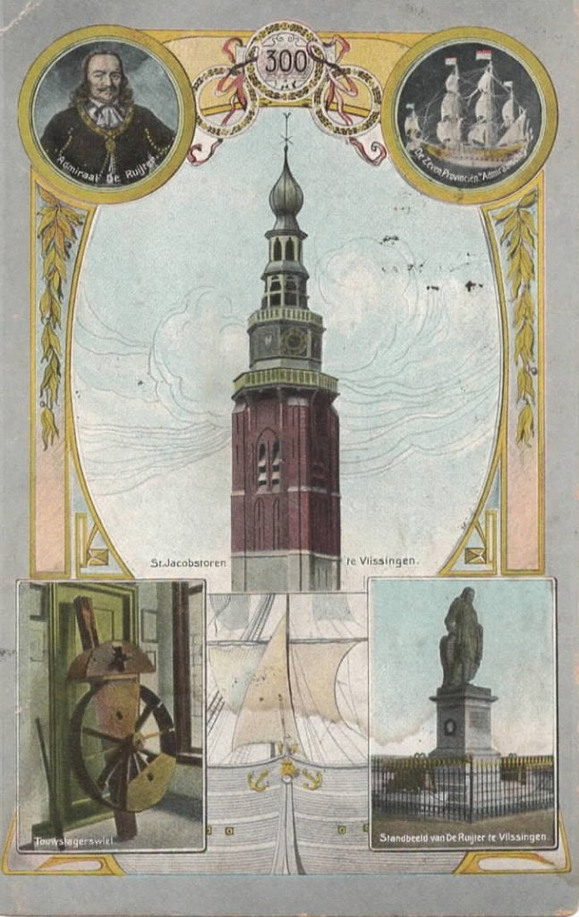 Vlissingen 300j de Ruyter, Verzenden, Voor 1920, Gelopen, Zeeland