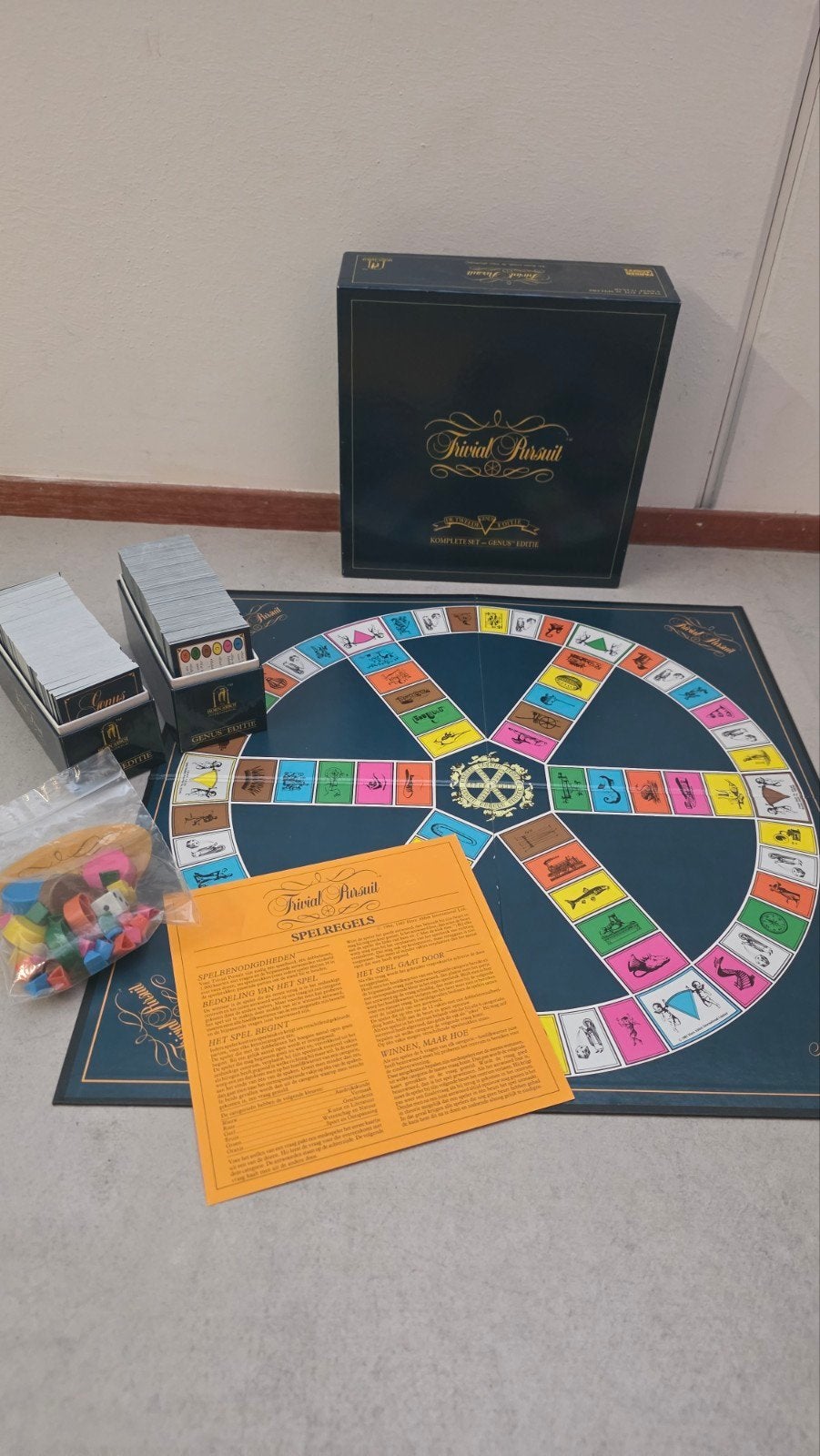 Vintage Trivial Pursuit spel (Triviant), Ophalen of Verzenden, Gebruikt