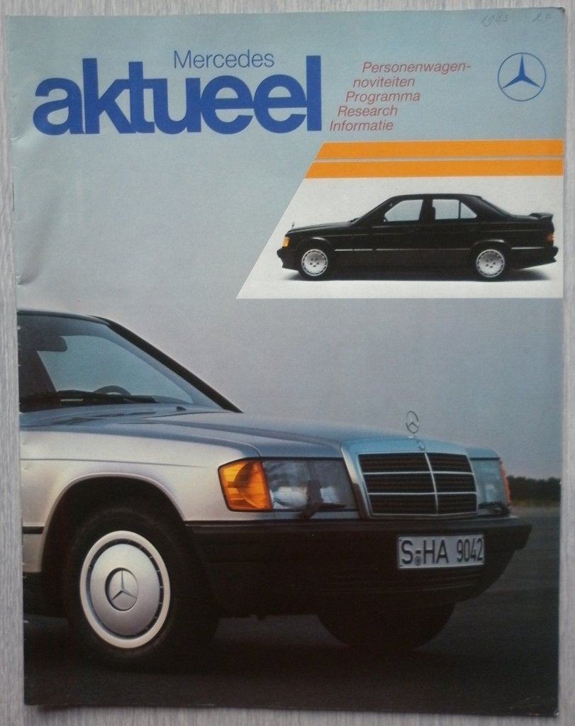 Mercedes Aktueel auto 1983 brochure / tijdschrift (mb15), Verzenden, Zo goed als nieuw, Mercedes