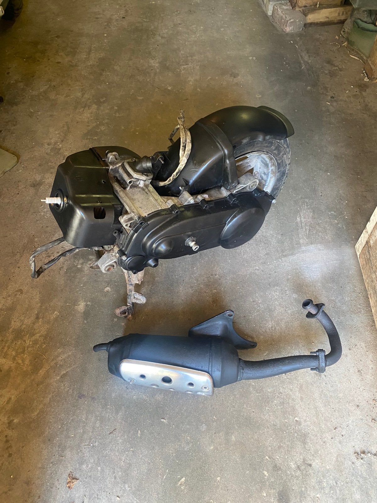 zip type 3 / 2 50cc 2t motorblok | type 3 blok | 2t blok, Ophalen, Blok