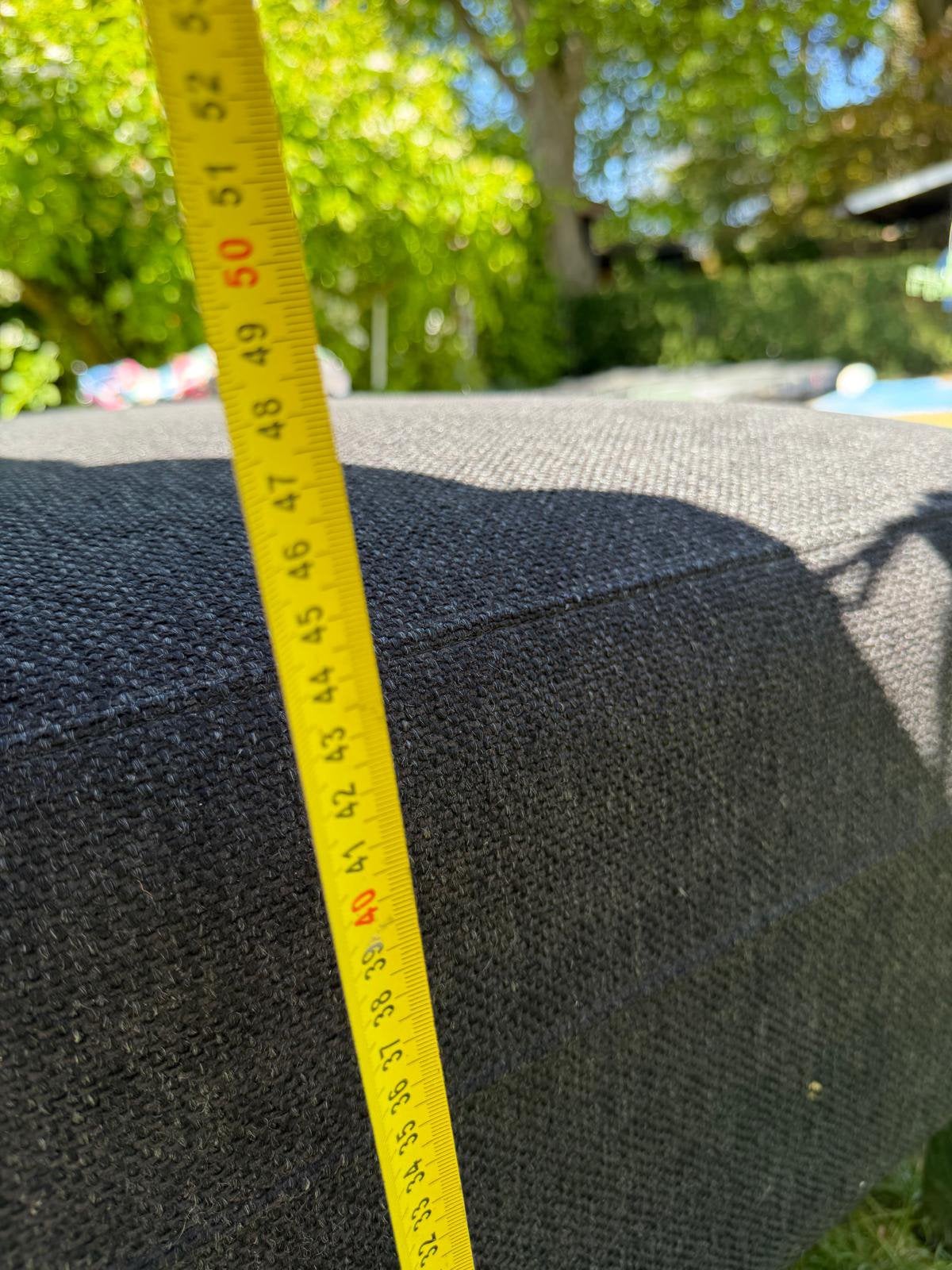 Hocker / poef, Ophalen, Zo goed als nieuw, Vierkant, 75 tot 100 cm