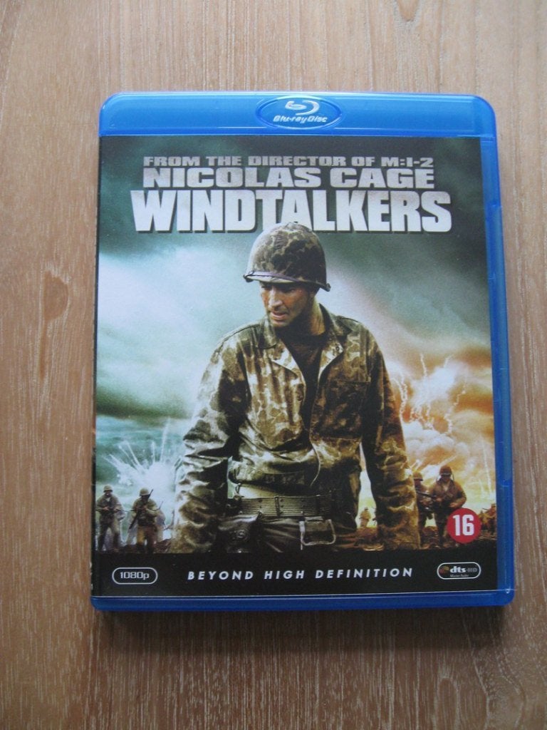Blu-ray Windtalkers Nicolas Cage Adam Beach, Engels, Vanaf 16 jaar, Nederlands, Film