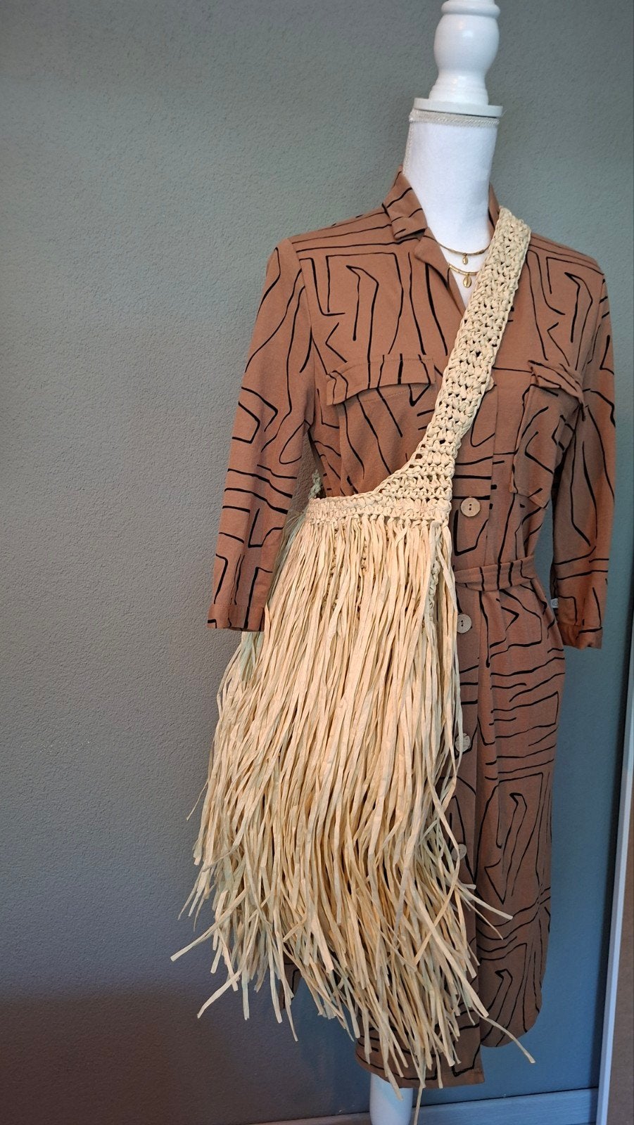 Zomerse Boho Beachstyle tas, Ophalen of Verzenden, Nieuw, Beige