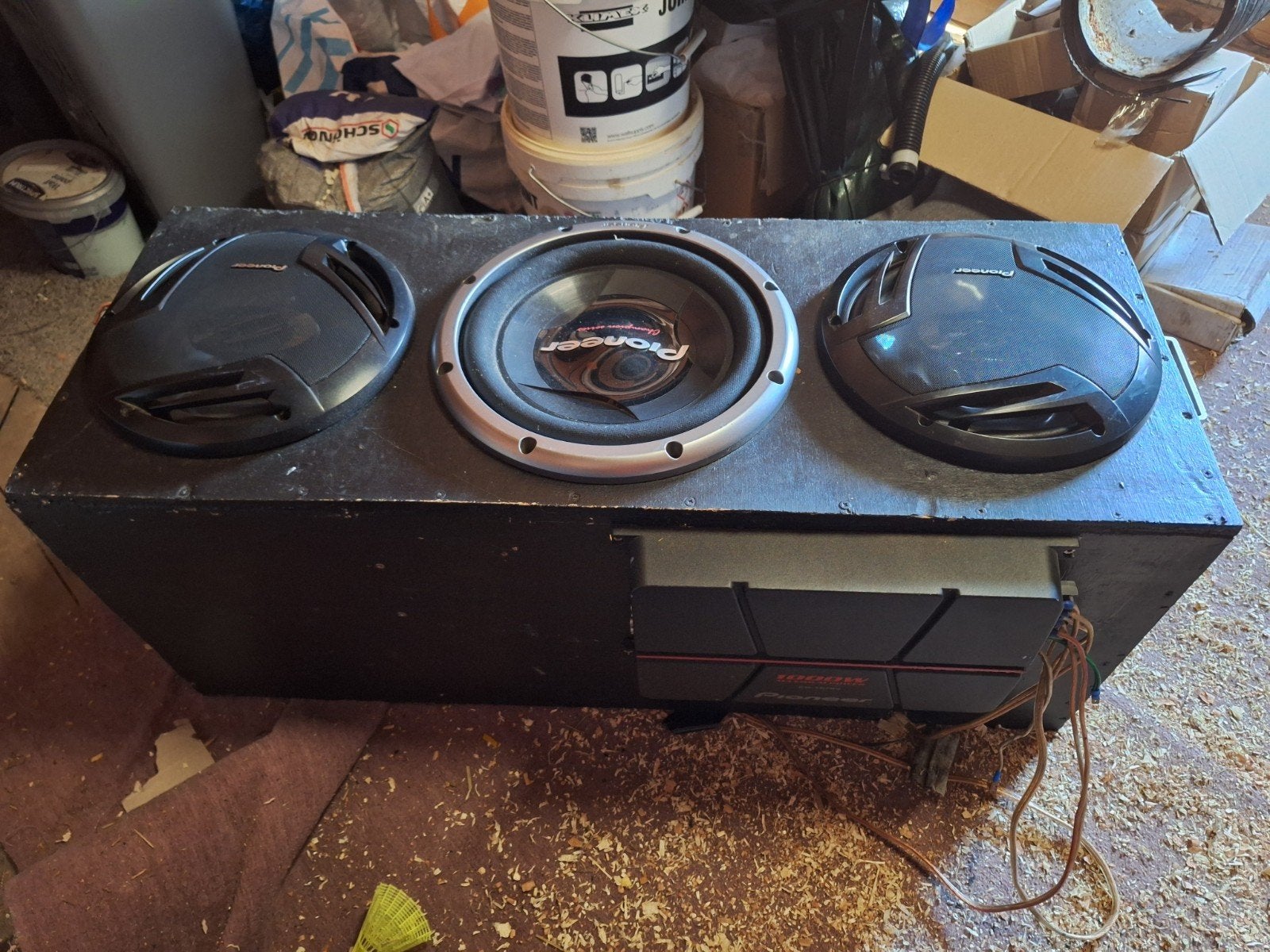 pioneer autoboombox, Auto diversen, Autospeakers, Ophalen, Gebruikt
