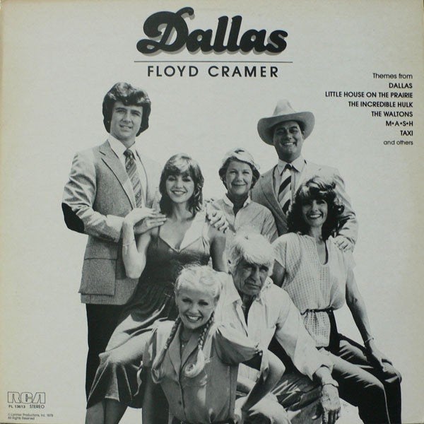 Floyd Cramer ‎  Dallas  lp, Gebruikt, 1970 - 1979, 12 inch, Inclusief binnenhoes