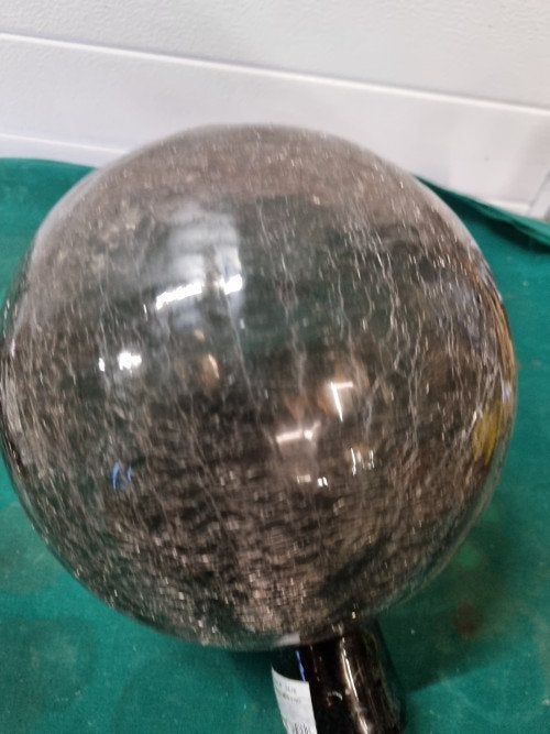 vaas gebroken glas bruin, Ophalen of Verzenden