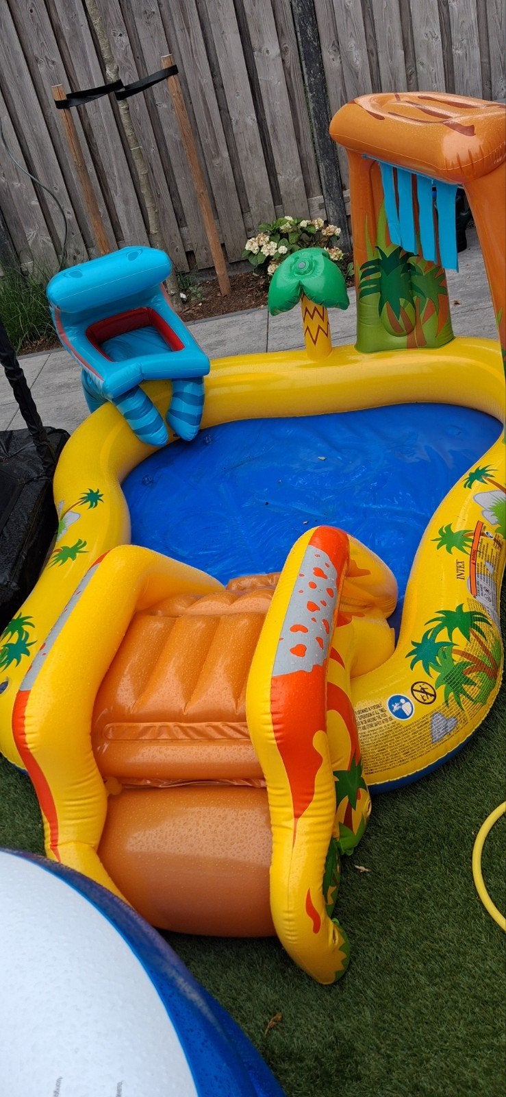 Opblaaszwembad voor kinderen - nog opgeblazen!, Tuin en Terras, Zwembaden, Ophalen of Verzenden, Gebruikt, Opblaaszwembad
