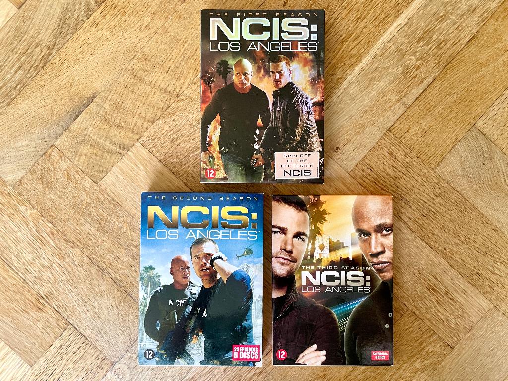 NCIS: Los Angeles - Seizoen 1 t/m 3 op DVD (krasvrij met NL), Vanaf 12 jaar, Ophalen of Verzenden, Zo goed als nieuw, Thriller
