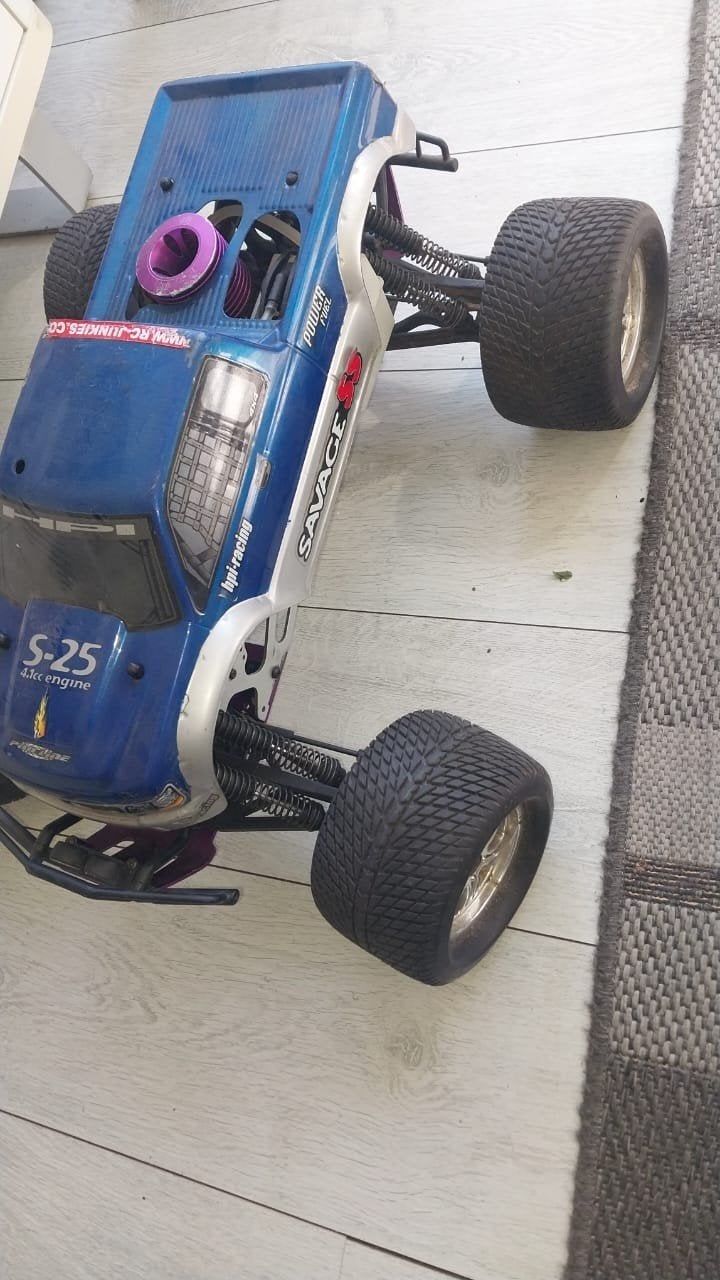 HPI Savage 4.6cc Nitro RC Auto Compleet, Gebruikt, Auto offroad, Ophalen of Verzenden, Schaal 1:8