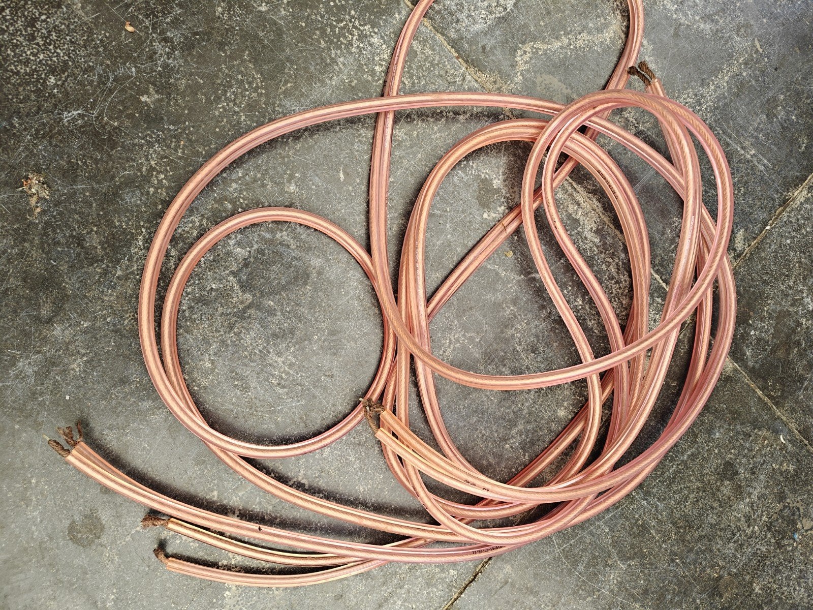 Koperen Luidsprekerkabel - Diverse Lengtes, Ophalen of Verzenden, Gebruikt, 5 tot 10 meter, Luidsprekerkabel