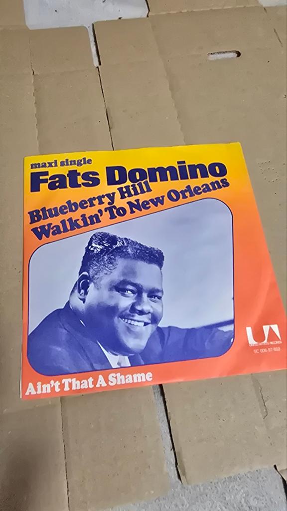 Fats Domino - Blueberry Hill / Walkin' To New Orleans, Cd's en Dvd's, Vinyl Singles, Gebruikt, Ophalen of Verzenden, Pop, 1960 - 1969