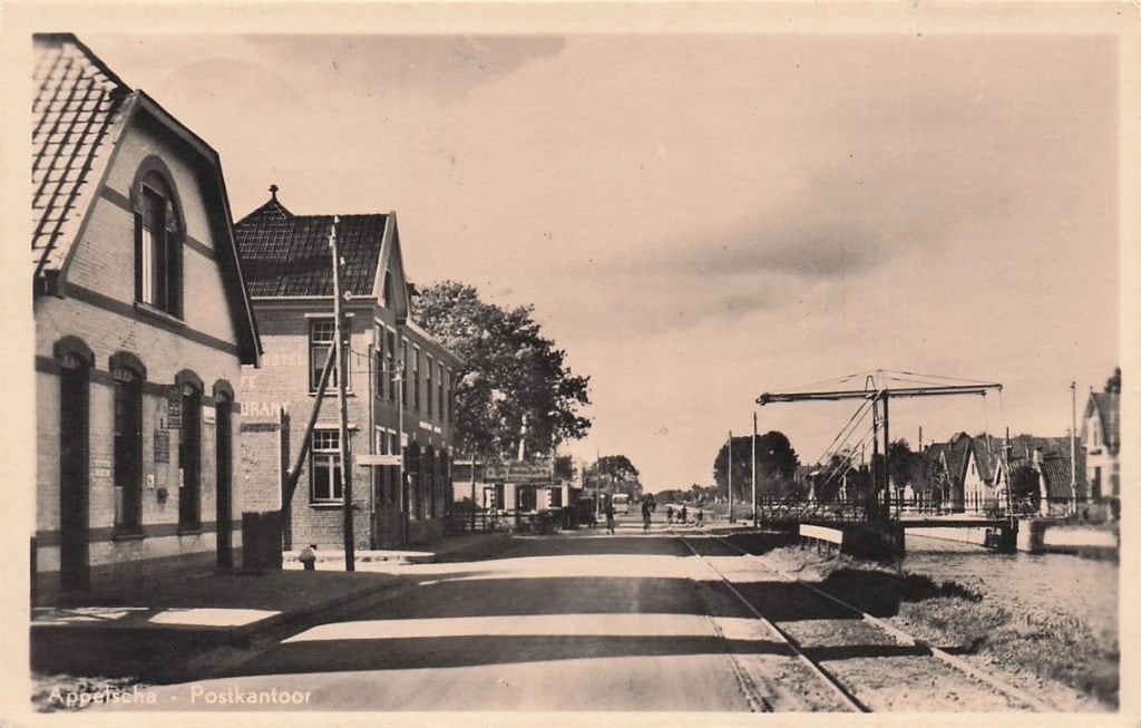 703-037-043 Appelscha Postkantoor, Ophalen of Verzenden, Voor 1920, Friesland
