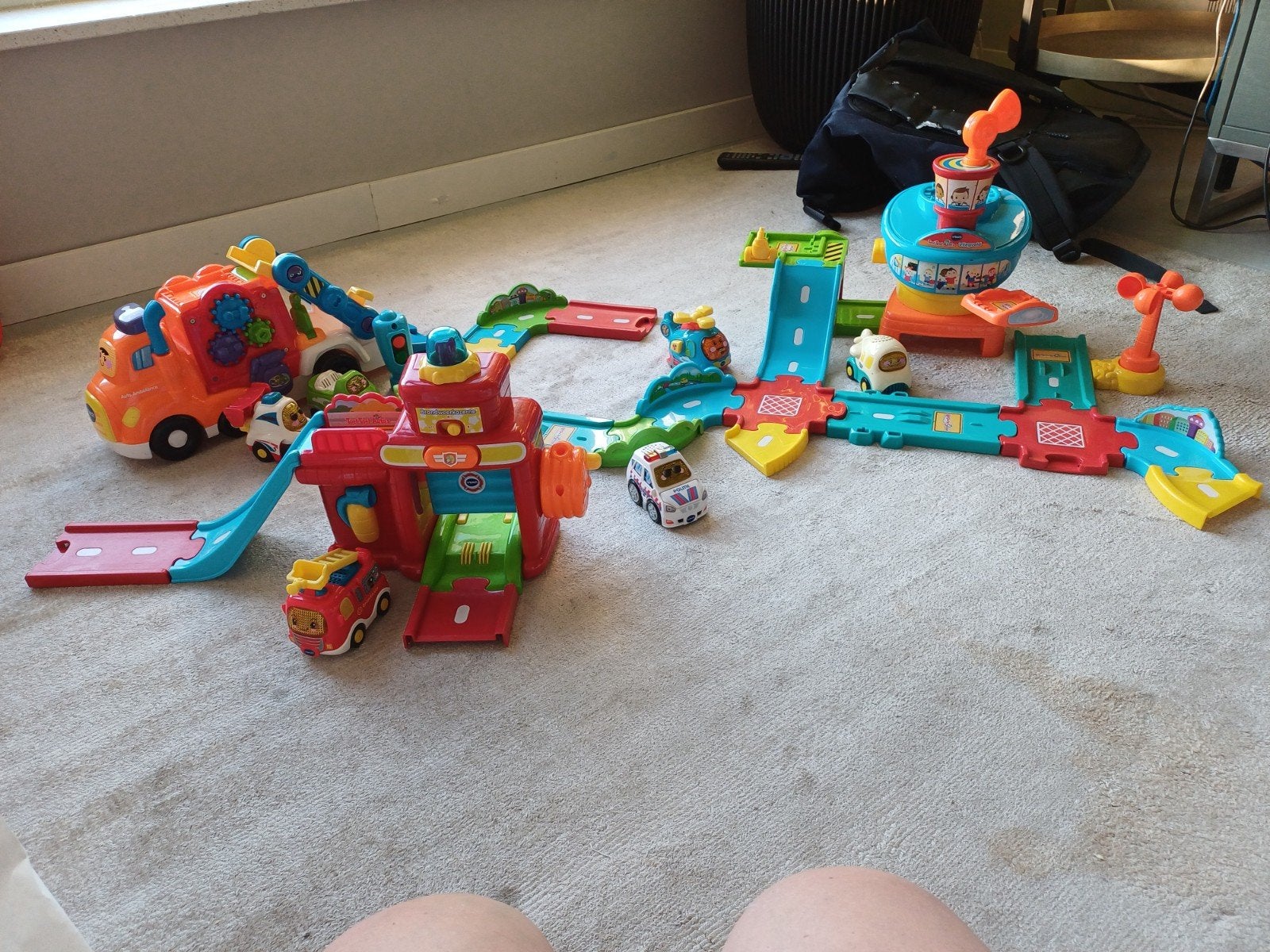 VTech Toet Toet Auto's: Vliegveld, Brandweerkazerne & meer, Ophalen of Verzenden, Gebruikt