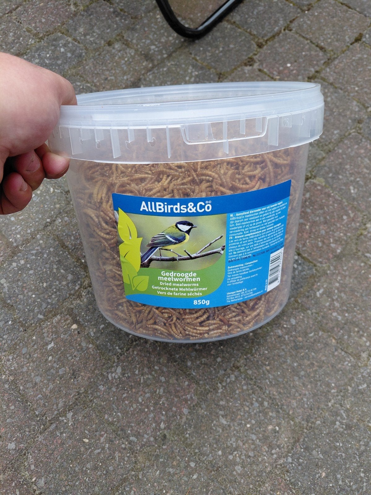Gedroogde meelwormen, Ophalen, Nieuw, Voedingssupplement