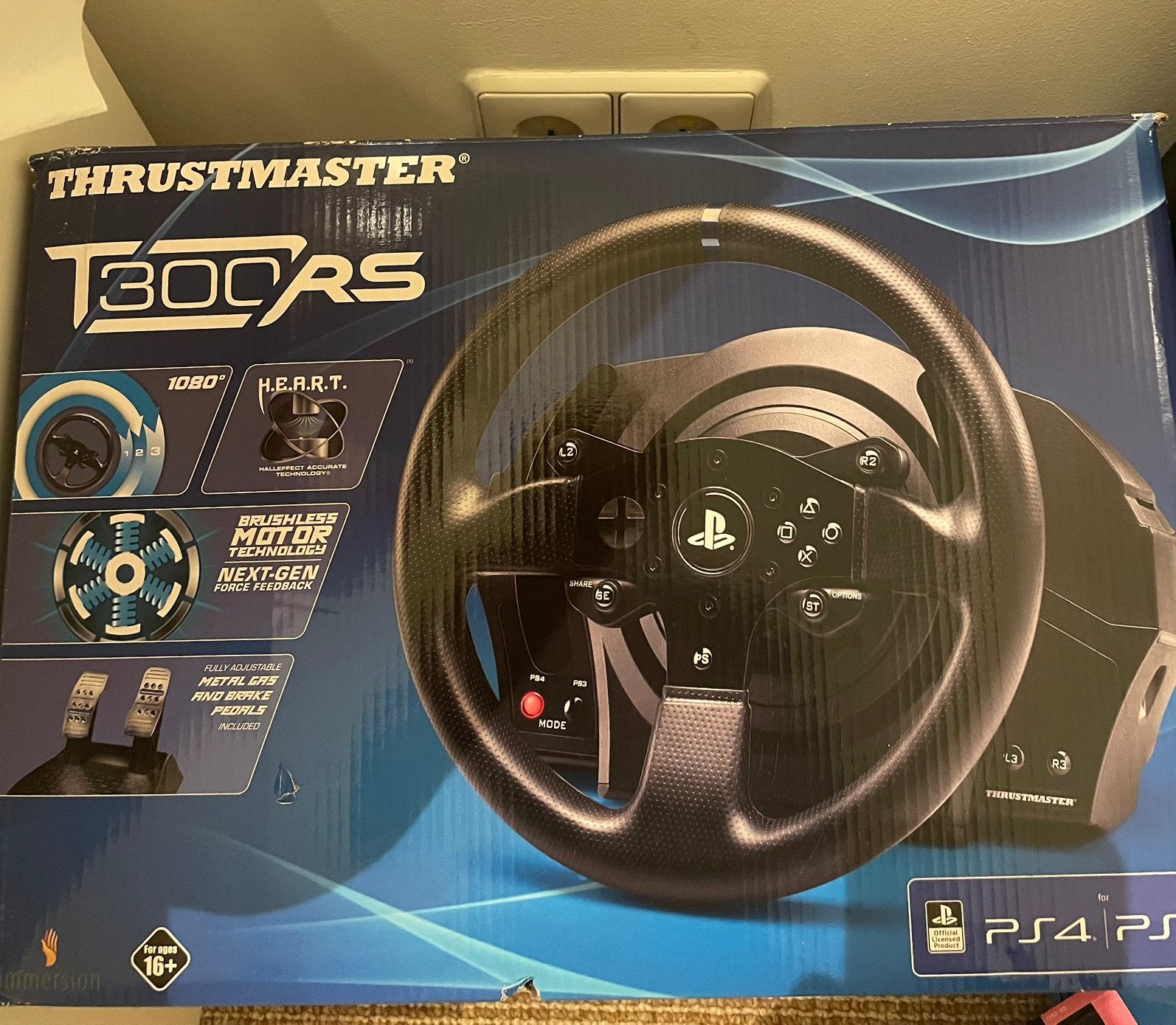 Thrustmaster T300 RS, Verzenden, Zo goed als nieuw, Stuur of Pedalen, PlayStation 3