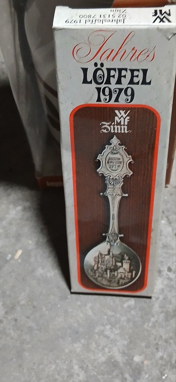 WMF Jahreslöffel 1979 - Neuschwanstein - Zinn, Ophalen