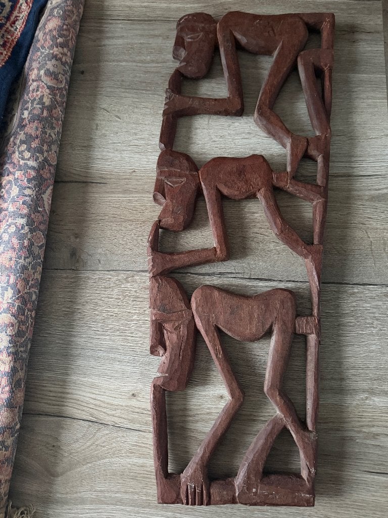 Asmat Voorouder Beeldengroep, Bisjpaal., Ophalen of Verzenden