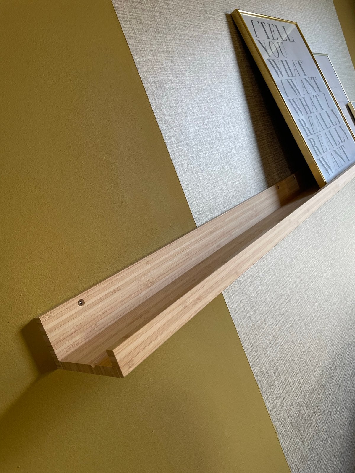 IKEA MÅLERÅS bamboe schilderijplank 75 cm 3 stuks, Ophalen, Zo goed als nieuw