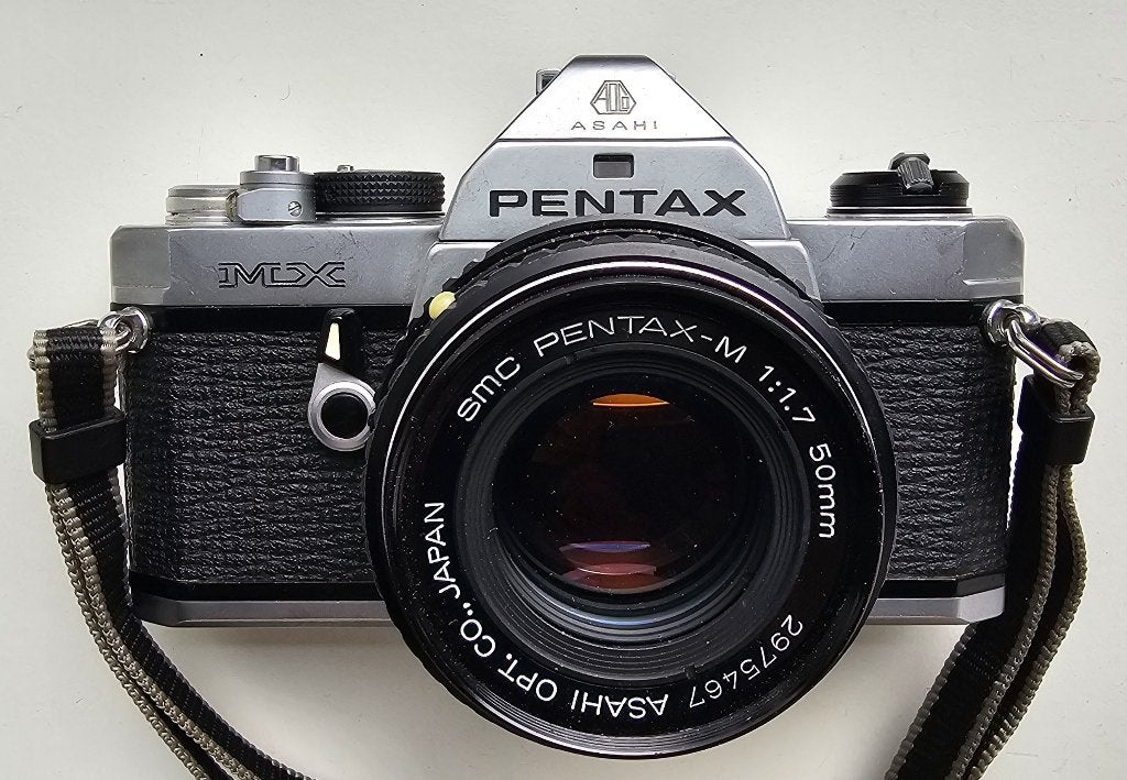 Pentax MX incl. 50 mm 1:1.7, Ophalen of Verzenden, Gebruikt, Spiegelreflex, Pentax