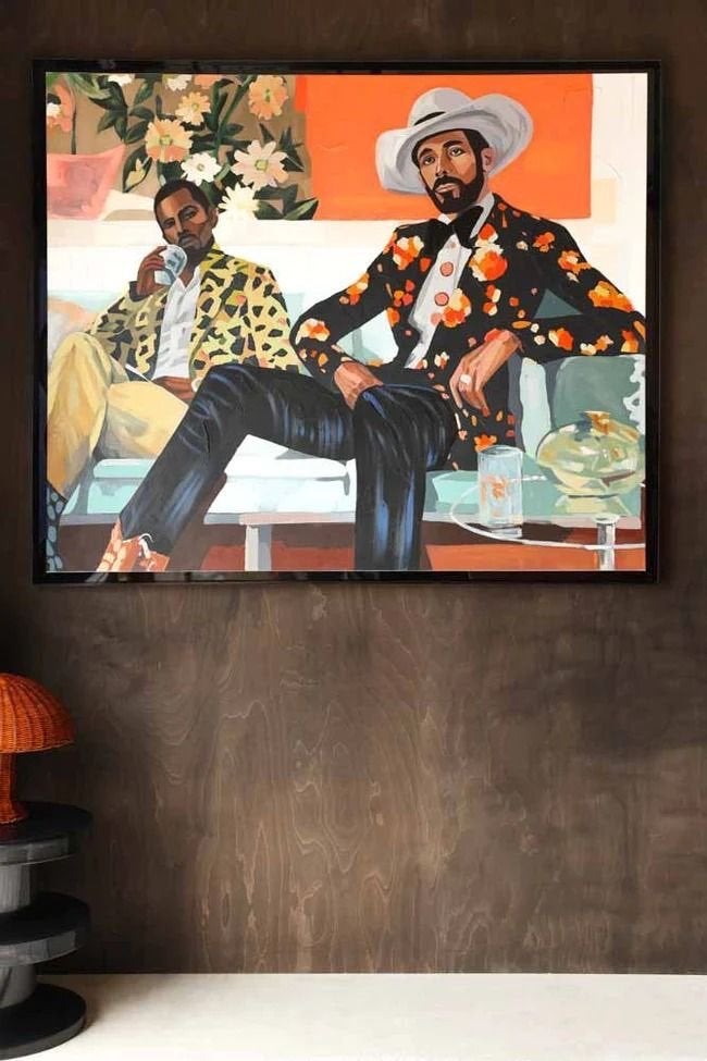 HKLiving "Saloon" kunstwerk, Antiek en Kunst, Ophalen