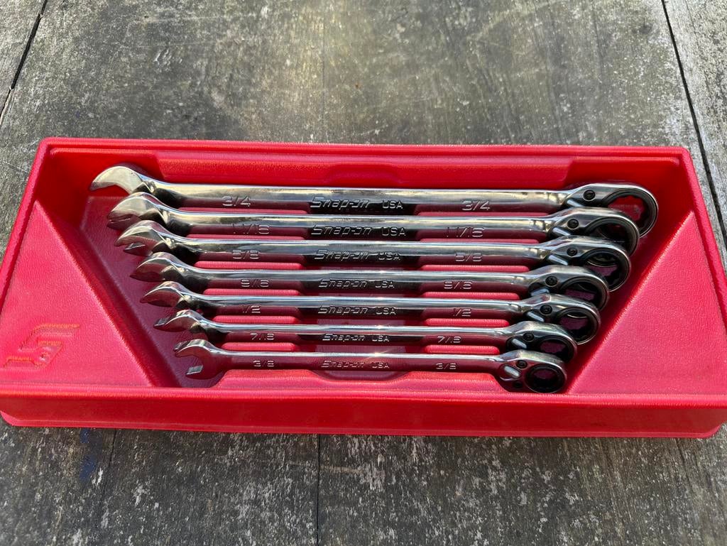 Snap-on SOXRR set, 7 delig, SAE, Inch maten, Auto diversen, Ophalen of Verzenden, Nieuw