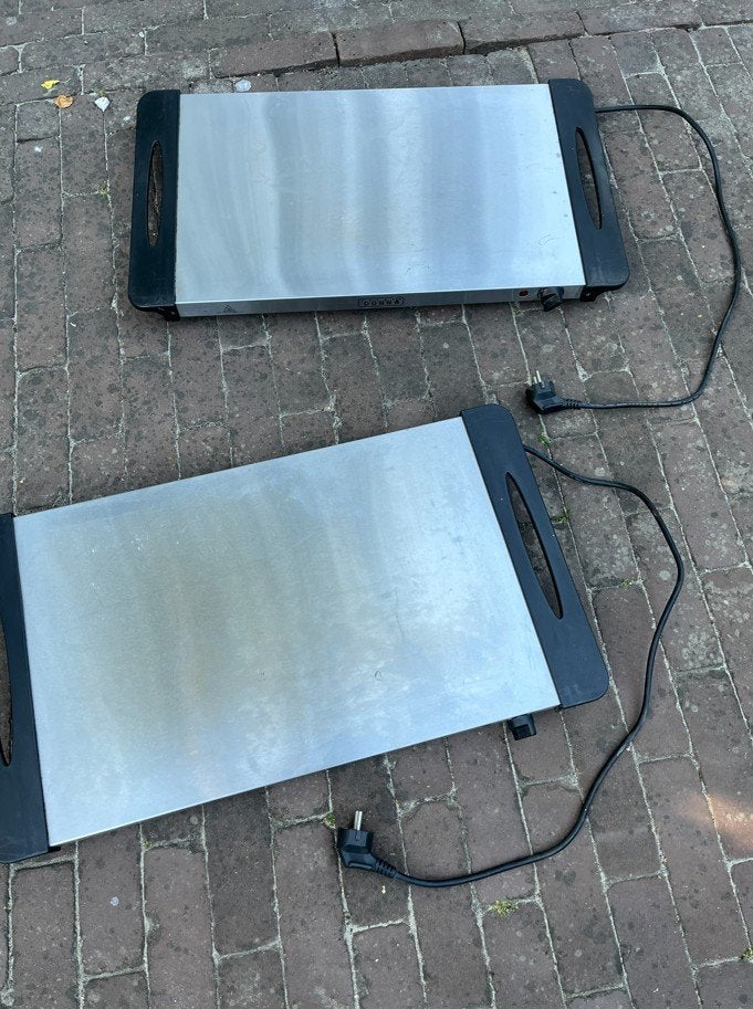 2x warmhoudplaat Prima Donna met toebehoren, Witgoed en Apparatuur, Ophalen, Gebruikt, 3 kookzones of minder, Vrijstaand