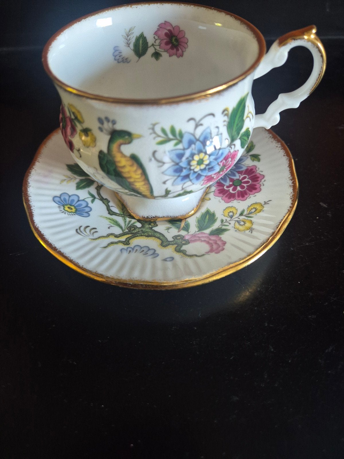 Elisabethan fine bone china porselein, Ophalen of Verzenden, Gebruikt, Porselein, Kop en/of schotel