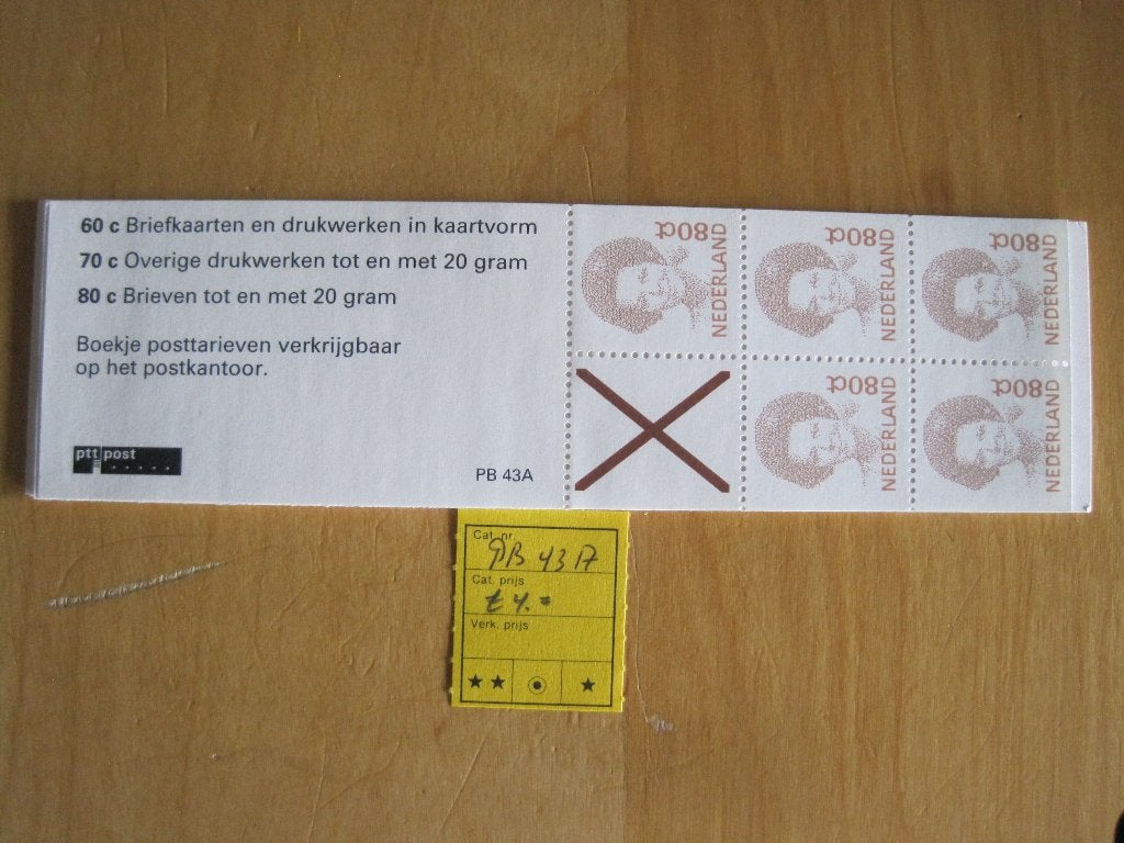 postzegelboekjes Nederland, Verzenden, Na 1940, Postfris