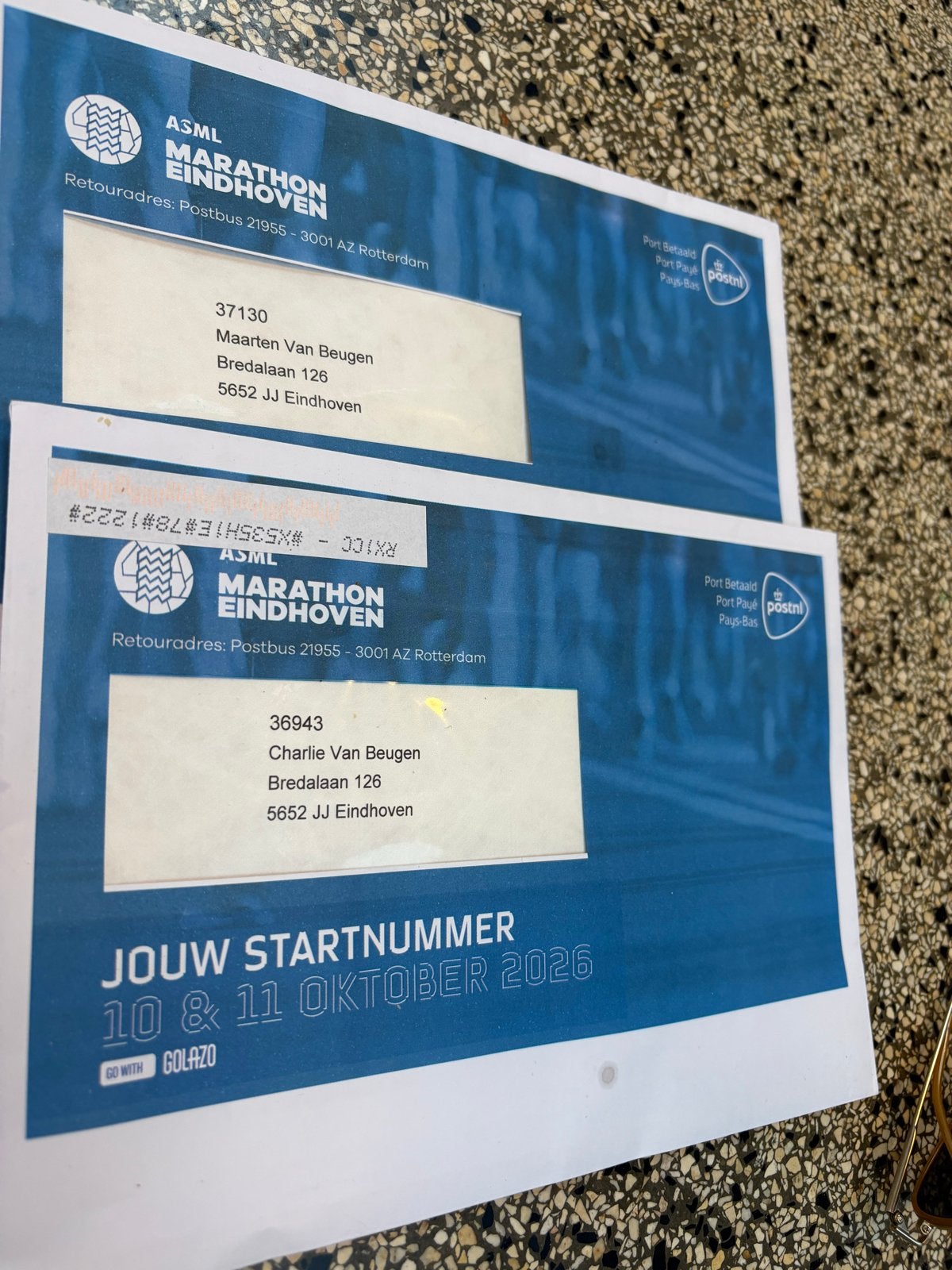 5km Start kaarten maraton Eindhoven ASML 5km