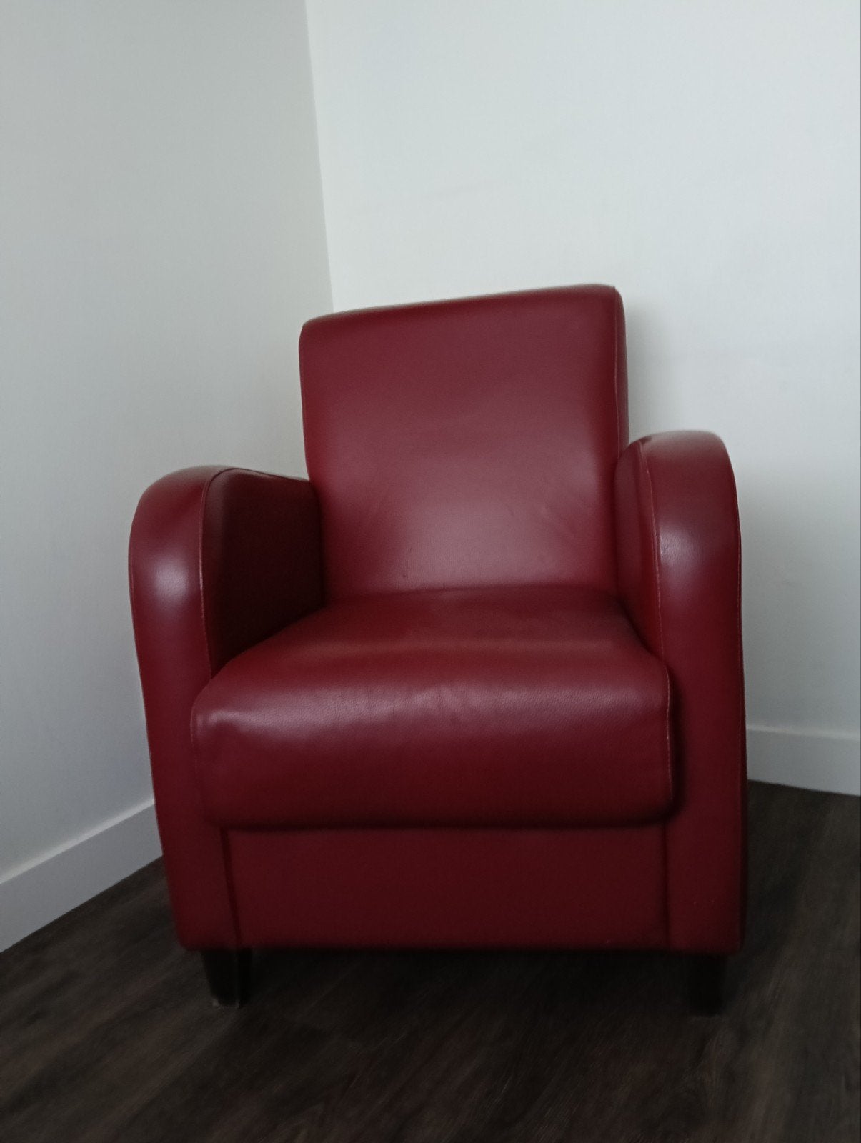 Fauteuil leer, Ophalen of Verzenden