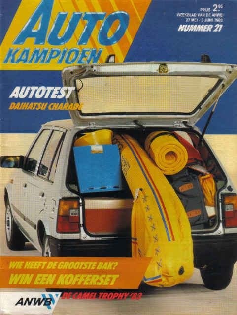 Autokampioen 21 1983 : Rover Vitesse SD1 - Daihatsu Charade, Ophalen of Verzenden, Gelezen, Algemeen