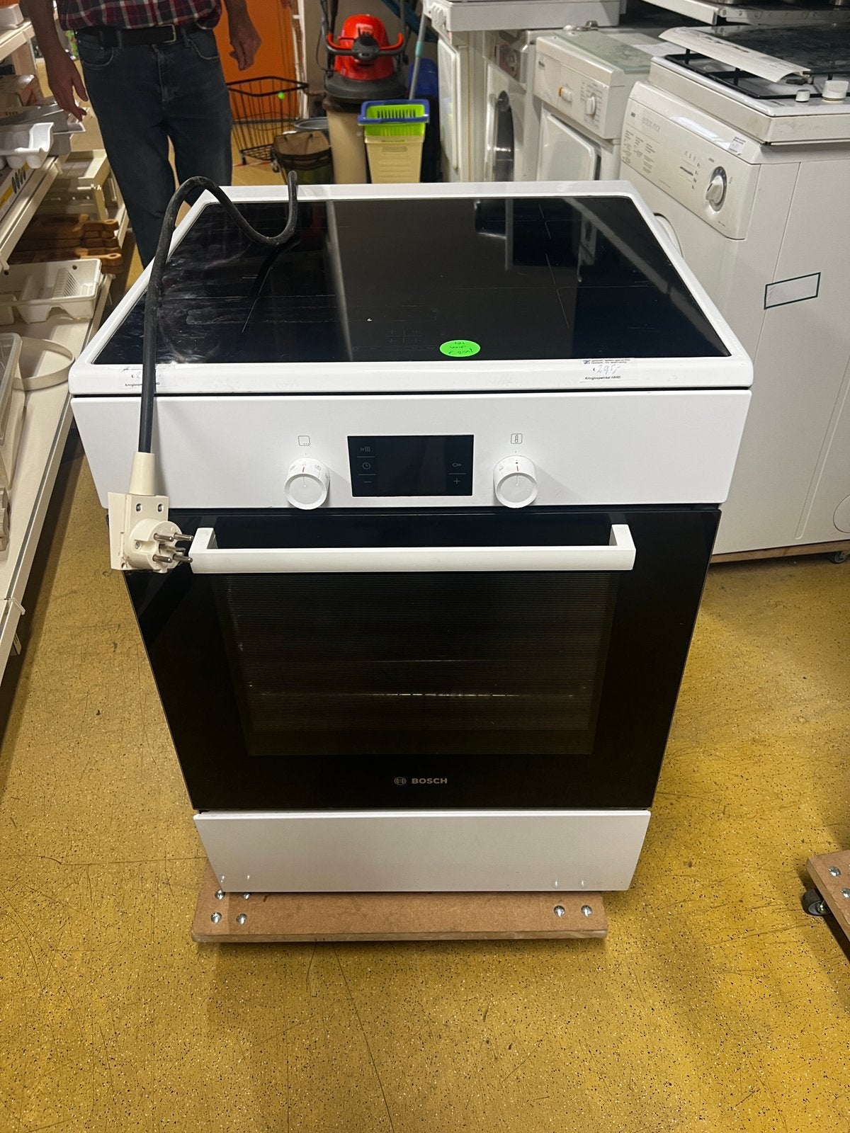 Inductie-fornuis van Bosch HCA748120, Ophalen, Gebruikt, 60 cm of meer, 4 kookzones