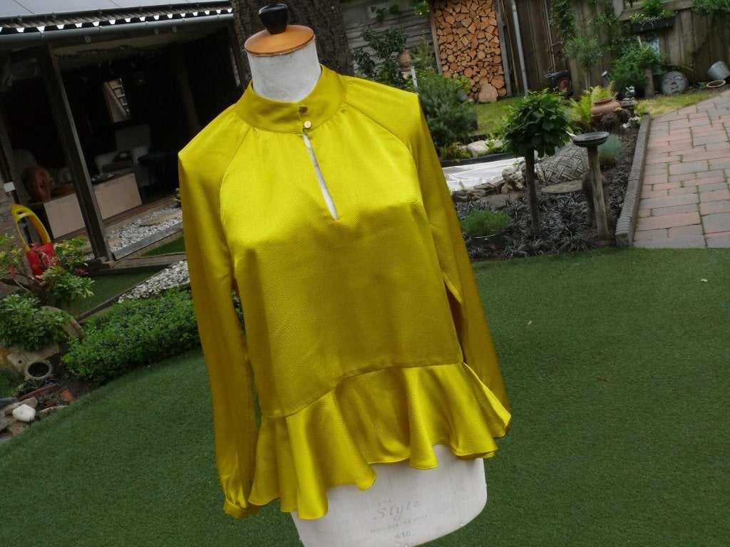 SCOTCH & SODA blouse maat S als nieuw, Geel, Scotch & Soda, Ophalen of Verzenden, Zo goed als nieuw