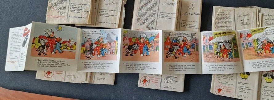 Tiel's Flipje filmstrips 31 stuks, Meerdere stripboeken, Ophalen of Verzenden, Gelezen