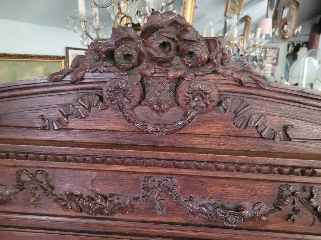 Antieke sidetable hal tafel met marmeren blad, Ophalen