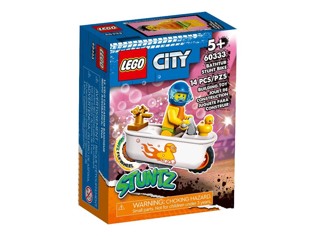Lego City 60333 Badkuip stuntmotor NIEUW, Lego, City, Lego, Nieuw