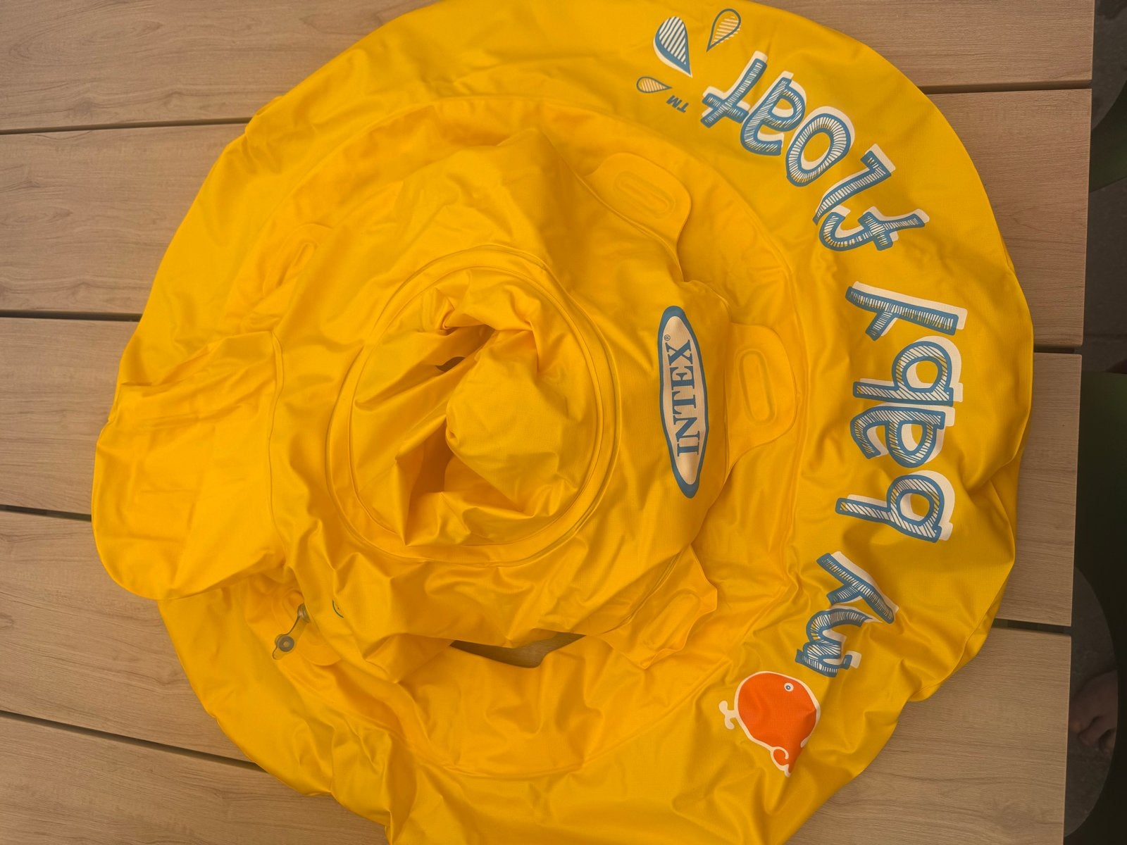 Intex My Baby Float Zwemband - Geel, Ophalen of Verzenden, Zo goed als nieuw