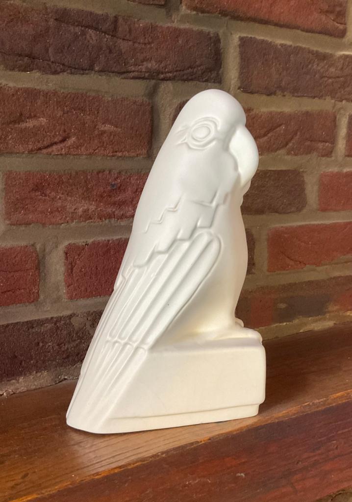 Plateel Art Deco Papegaain, Antiek en Kunst, Ophalen of Verzenden