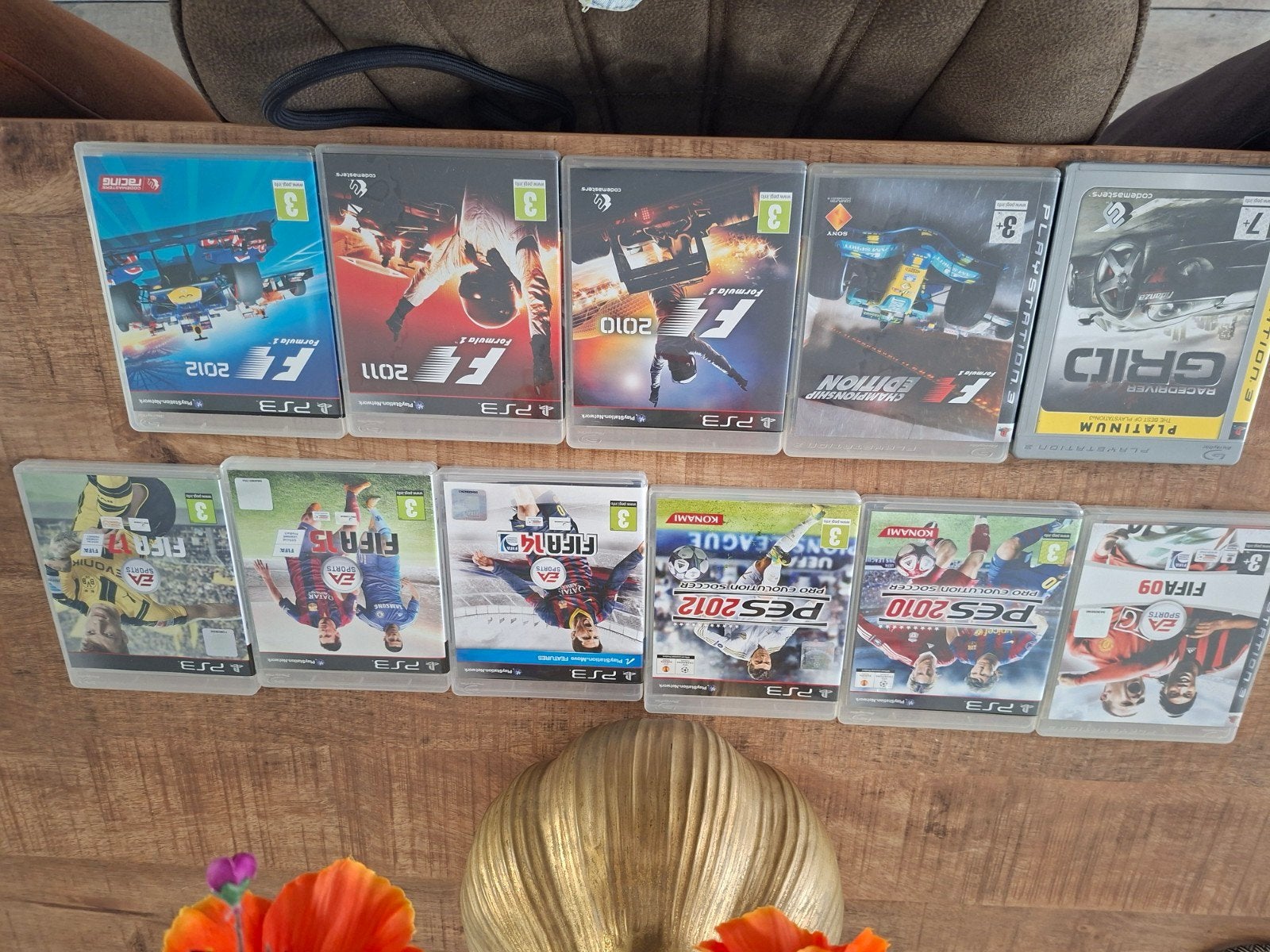 PS3 Games: F1, FIFA, PES & GRID - Diverse Collectie, Gebruikt, Racen en Vliegen, Ophalen of Verzenden, Eén computer