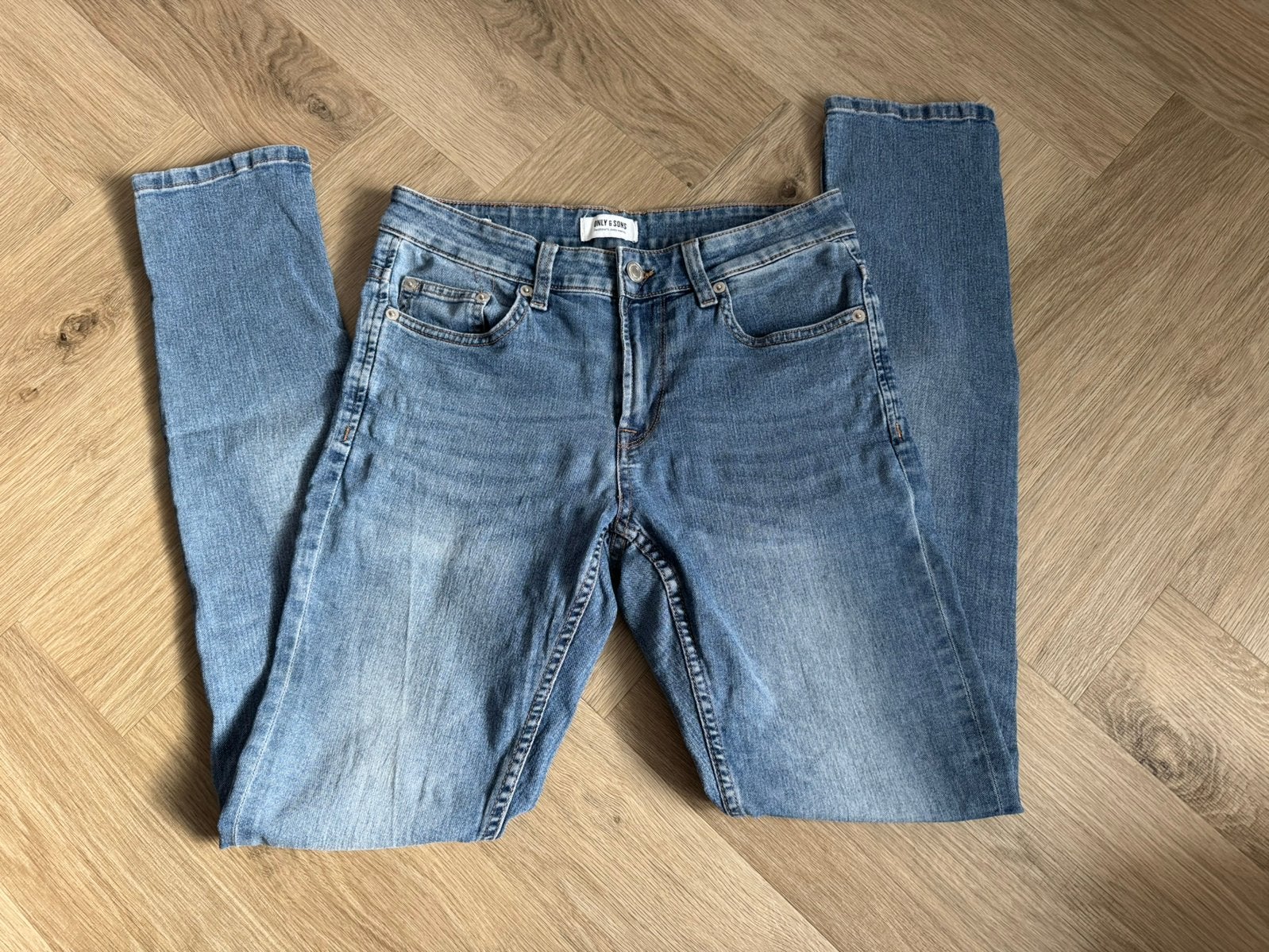 Only & Sons spijkerbroek maat W29/L36 Loom Slim, Ophalen of Verzenden, Zo goed als nieuw, Blauw, W32 (confectie 46) of kleiner