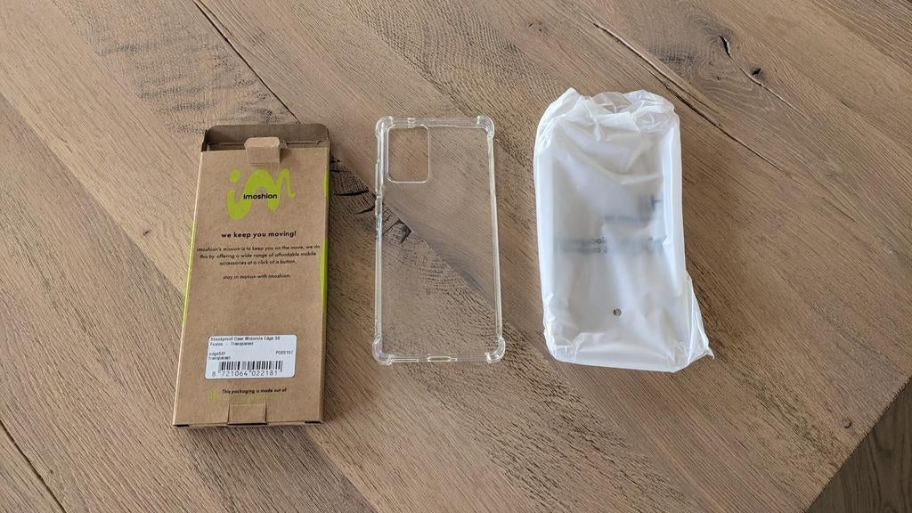 Motorola Edge 50 Fusion cover transparent Nieuw!, Ophalen of Verzenden, Nieuw, Frontje of Cover