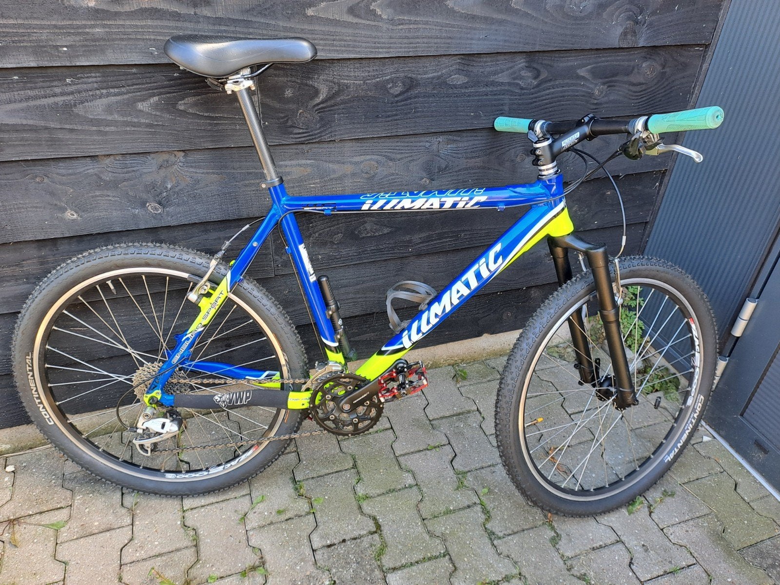 Illumatic Enduro Mountainbike - Blauw/Geel, Fietsen en Brommers, Ophalen, Gebruikt, Overige merken