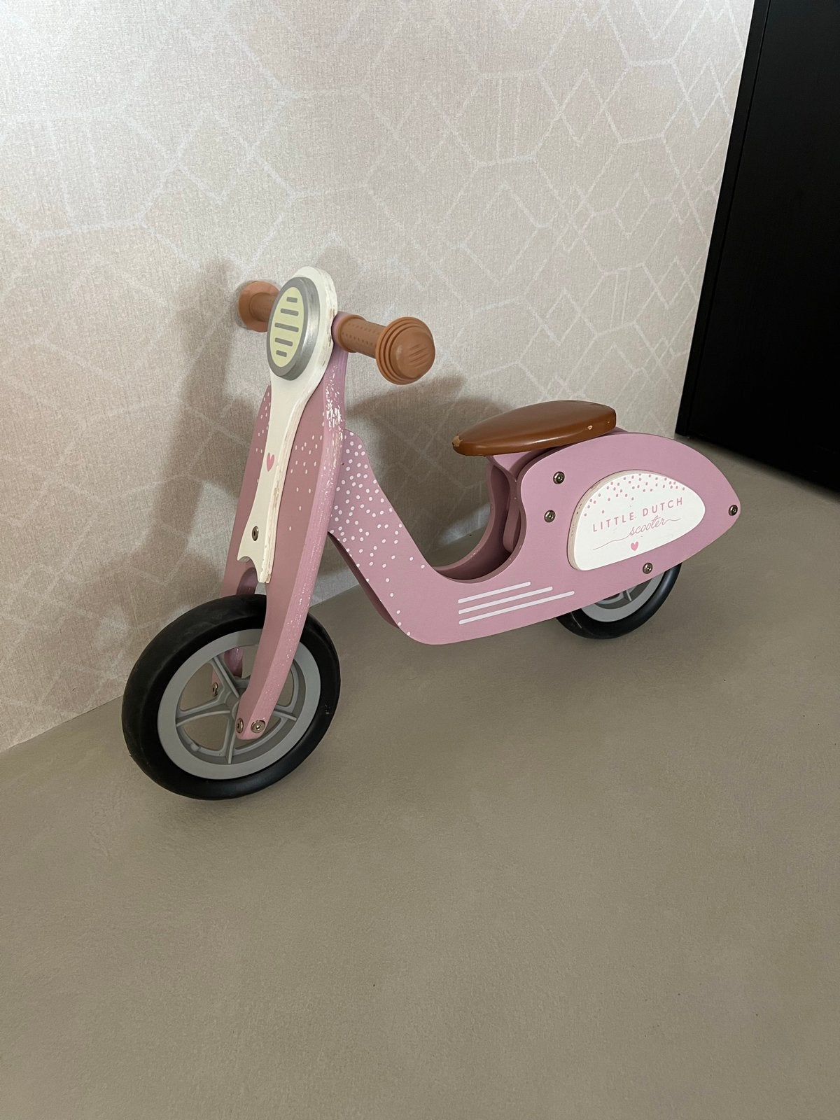 Little Dutch loopscooter roze, Ophalen, Gebruikt, Loopfiets