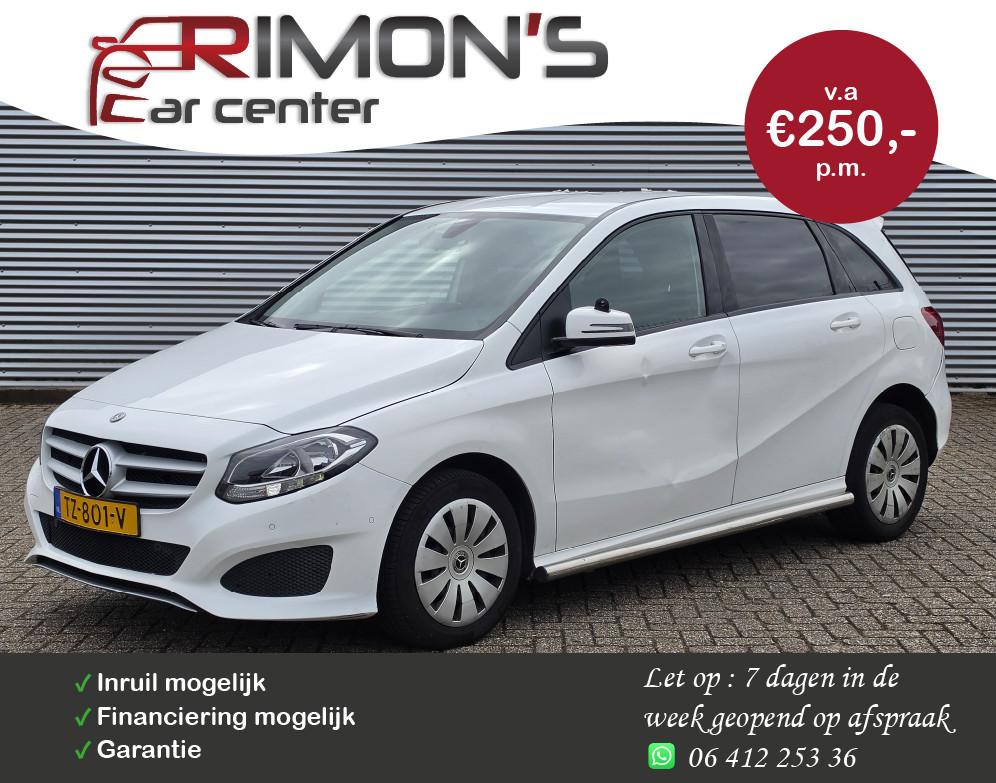 Mercedes-Benz B-klasse 220 d Ambition Dealer Onderhouden 1 S, Auto's, Mercedes-Benz, Gebruikt, Euro 6, 4 cilinders, Wit