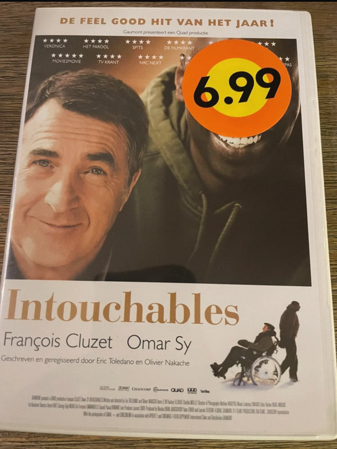 Dvd Intouchables, Cd's en Dvd's, Alle leeftijden, Ophalen of Verzenden, Gebruikt, Drama