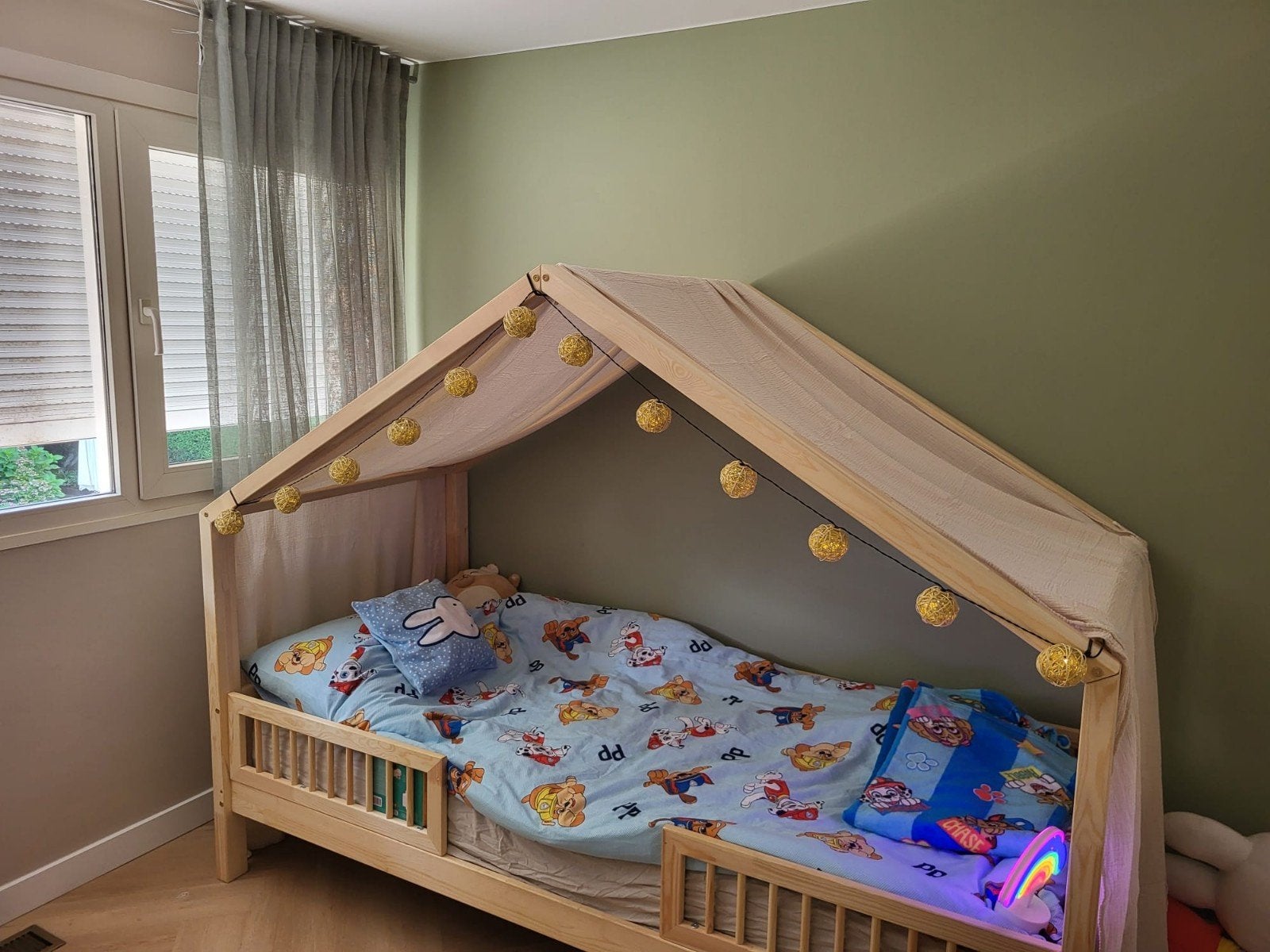 bed petit puk, Kinderen en Baby's, Kinderkamer | Bedden, Ophalen, 180 cm of meer, 85 tot 100 cm