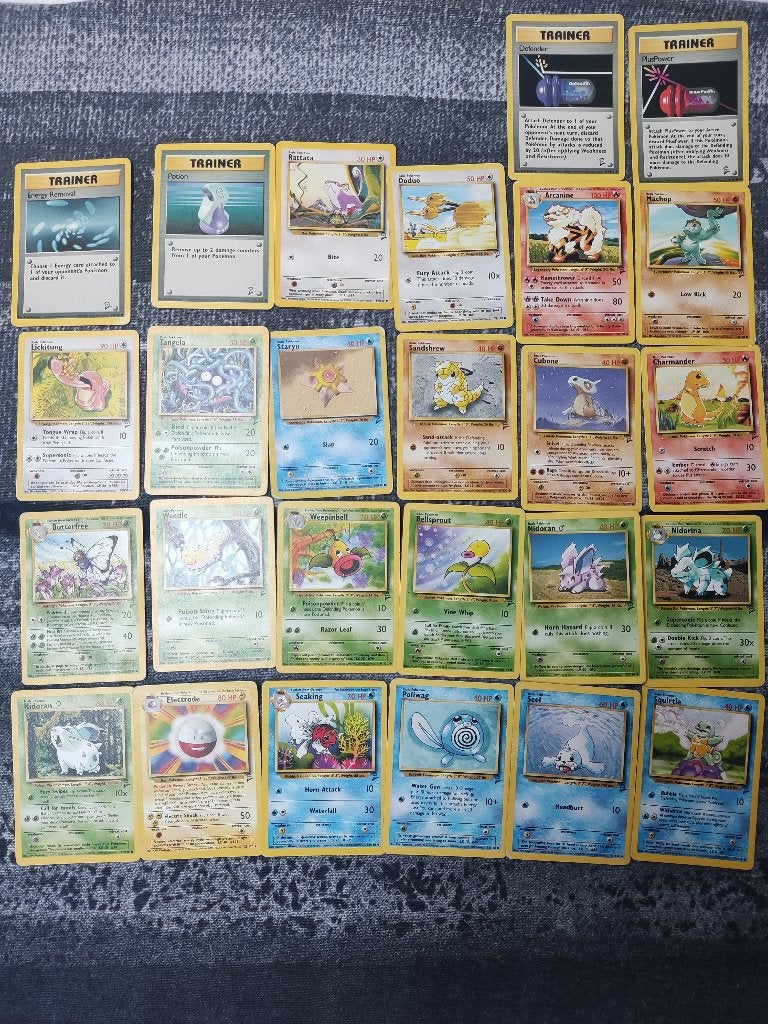 Grote partij Pokémon kaarten - Vintage collectie, Ophalen of Verzenden, Meerdere kaarten